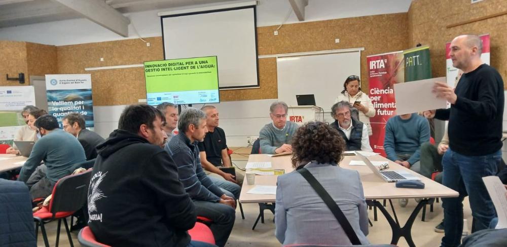 L’acte va tenir lloc a l’IRTA Mas Badia a la Tallada d’Empordà el passat 23 de gener.
			
			
				Gestió eficient de l’aigua